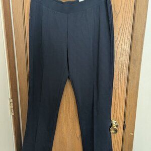 NWT Chicos Zenergy Black Stretch Pull on Leggings Pants-2 (M 12-14)